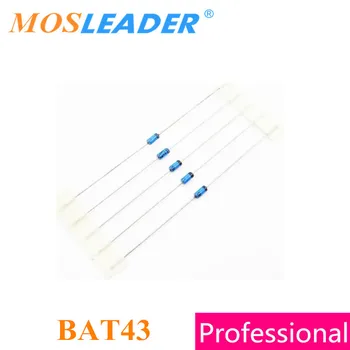 

Mosleader BAT43 DO35 1000PCS 300V 200mA 0.2A Made in China