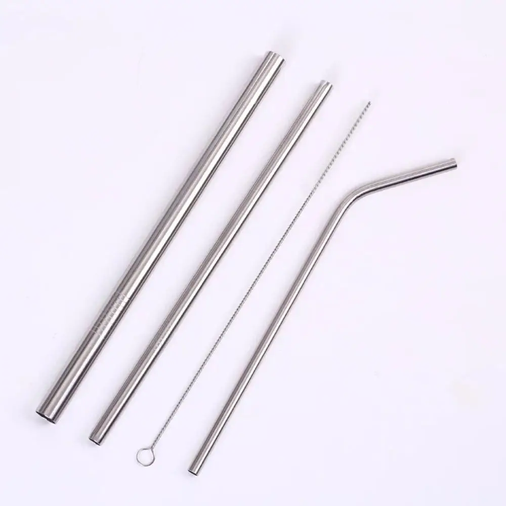 

500pcs/lot 20oz/30oz 8 inch Length Stainless Steel Metal Drinking Reusable Straws Stag Party Cocktail Party