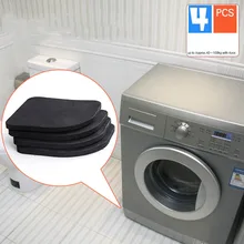 4 шт. Многофункциональный Анти-вибрация коврик для холодильника, стиральной машины колодки с защитой от скольжения, аксессуары для холодильников