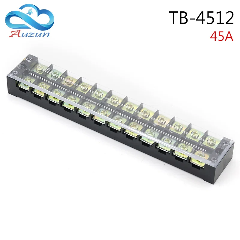 TB-4512L connection terminal splice wiring current 45A flame retardant wire connector 12P bit fixed | Обустройство дома