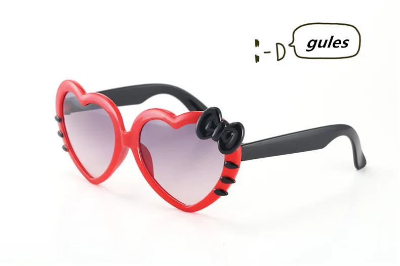 Солнцезащитные очки детей мода в форме сердца милые UV400 дизайнер кадр очки для маленьких девочек солнцезащитные очки lentes-де-сол Óculos