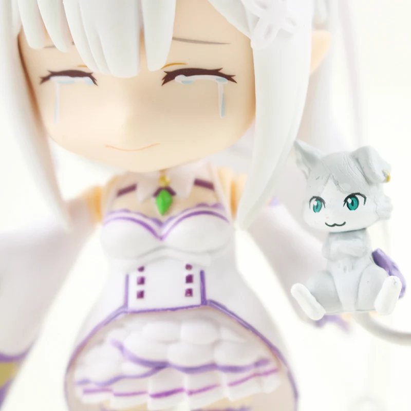 10 см аниме Re: жизнь в другом мире от Zero Emilia фигурка Nendoroid 751 Q версия ПВХ фигурка Коллекция Модель игрушки