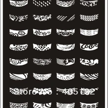 CK12-CK18, 7 шт./партия, большая 14,5*9,5 см прямоугольная форма, Высококачественная синяя пленка для дизайна ногтей, штамповка, пластина для изображения из нержавеющей стали