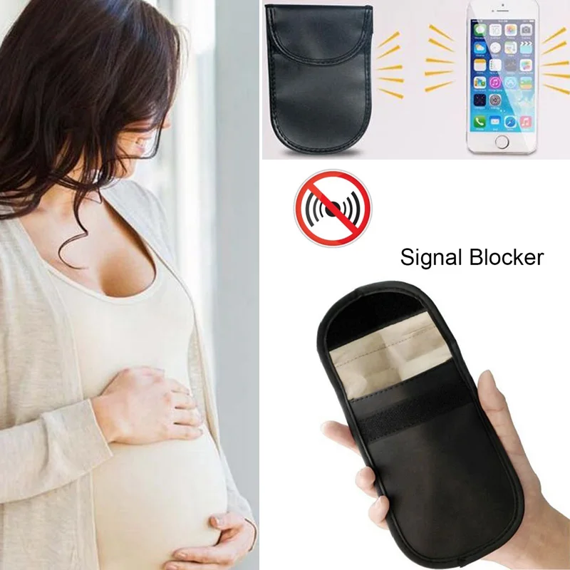 Mobile Phone Bank Card Shielding Bag Car Keyless RF Signal Blocker