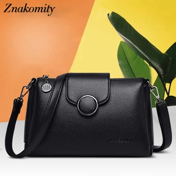 

Znakomity Luxury Designer Women PU Leather Handbags Small Hasp Flap Bags Solid Fashion Crossbody Shoulder Bags Ladies Black Red