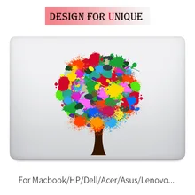 Rainbow Tree Colorful Laptop Sticker for Apple Macbook Decal Pro Air Retina 11 12 13 15 inch Vinyl Mac HP Acer Surface Book Skin