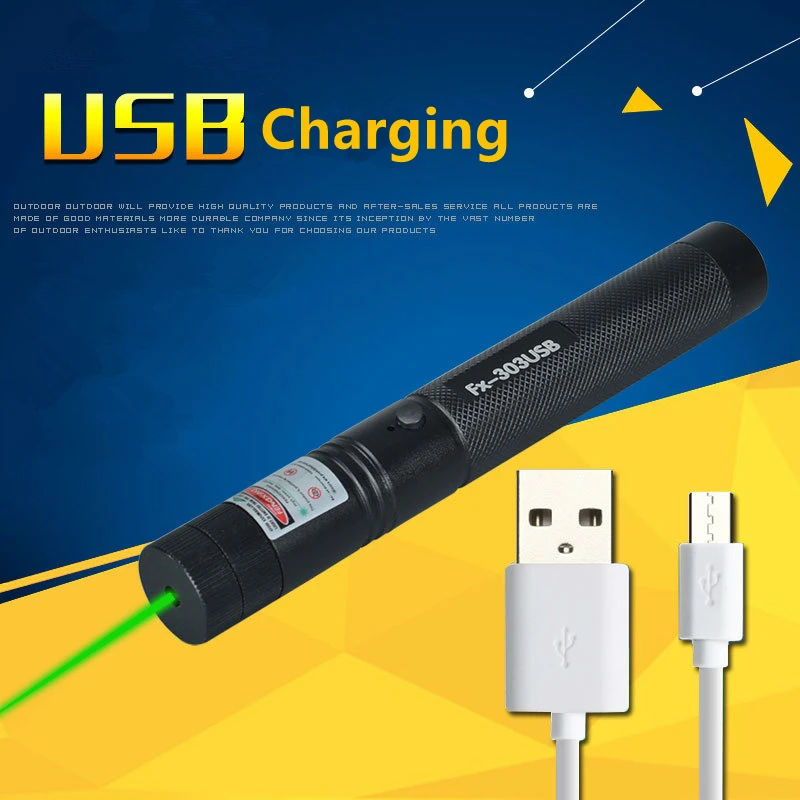 Usb Зеленая лазерная ручка Мощный Звездный лазерный фонарик луч светильник Перезаряжаемый usb зарядка литиевая батарея лазерные инструменты для выживания