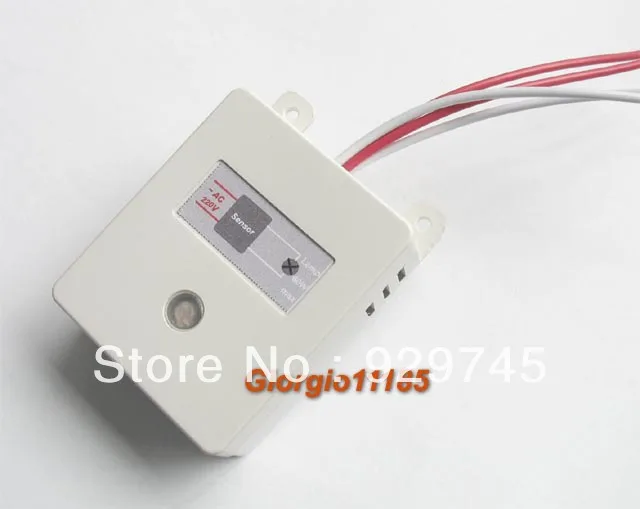 1pcs Auto On Off Light Switch Photo Light & Sound Voice Control Sensor ...