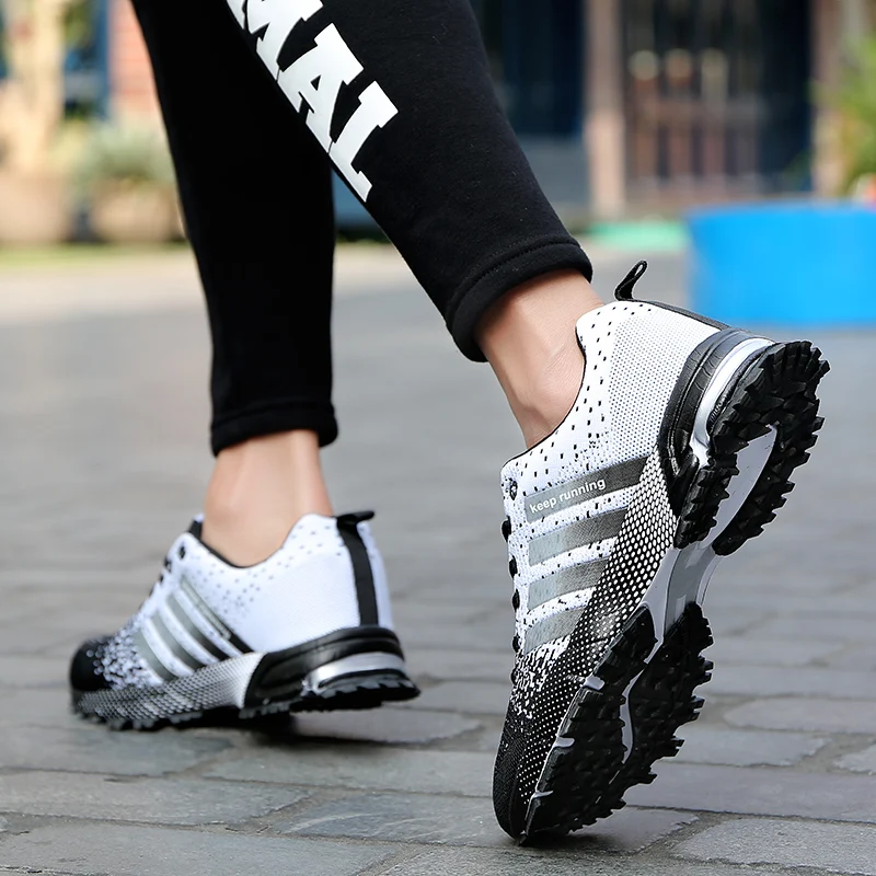 

Nice New Breathable Men Sneakers Unisex Couple Shoes Basket Femme Hard-Wearing Tenis Feminino Male Footwear Plus Size 00 02