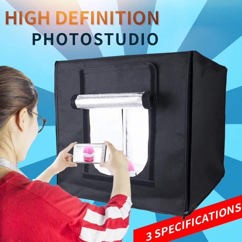 Hanmi 40 см Светодиодная софтбокс аксессуары для камеры фотостудия коробка