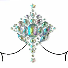 Новая грудь лепесток звезда хромофоус акриловая грудь паста дышащая соска покрывает бюстгальтер груди Стикини клейкие наклейки