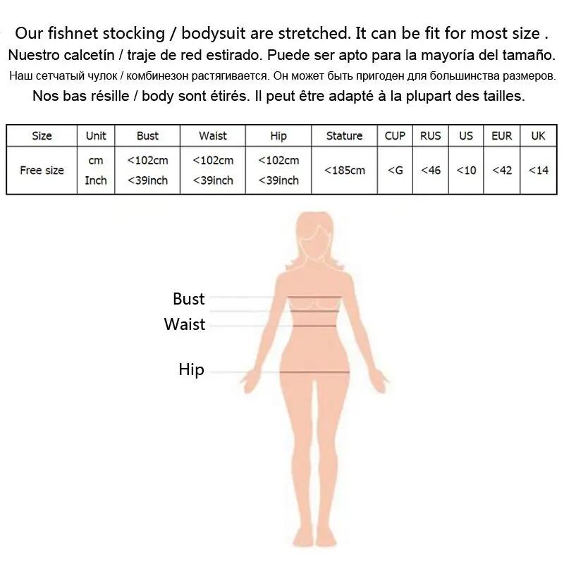 Sexy Lingerie Women's Erotic Tights Fishnet Bodystocking Open Bra Plus Size Costumes Stockings Hollow Bust Crotchless Bodysuit