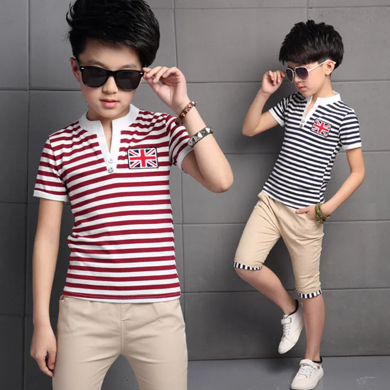 Buy 3 13 Years Summer Boys Clothing Set 2019 Fashion 2