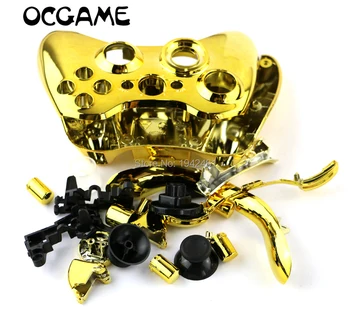 

OCGAME plated Chrome handle case full shell with button for Xbox360 xbox 360 wireless Controller 8 colors