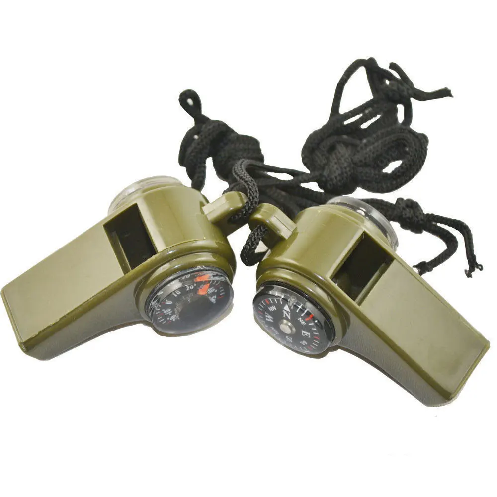 VILEAD 3 in1 صفارة إنقاذ البوصلة ميزان الحرارة الطوارئ خفير التريبل عالية التردد زلزال الانقاذ الإسعافات الأولية صافرة VILEAD 3 in1 صفارة إنقاذ البوصلة ميزان الحرارة الطوارئ خفير التريبل عالية التردد زلزال الانقاذ الإسعافات الأولية صافرة