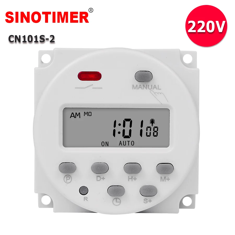 

CN101S 1 Second Interval Timer Clock 7 Days Weekly Programmable Digital Timer 220v ac Switch Power Timer Car Timer 24 Hours