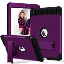Для iPad 4 3 2 детский чехол сверхпрочный противоударный Прочная подставка защитный чехол Чехол для iPad 2-го/3-го/4-го поколения retina