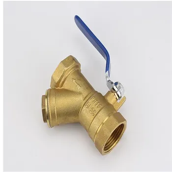 

Y-type filter ball valve Copper ball valve 4 points 6 points 1 inch DN15 20 25 32 ball valve with filter
