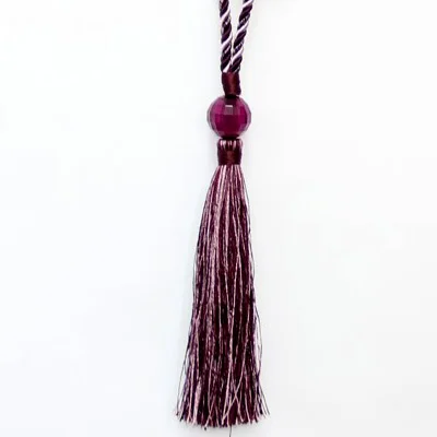 1 шт. декоративные аксессуары из полиэстера занавес кисточка tieback - Цвет: purple