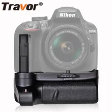Travor Новое поступление Батарейный держатель для Nikon D3400 DSLR камера работает с одним или двумя EN-EL14 батареей