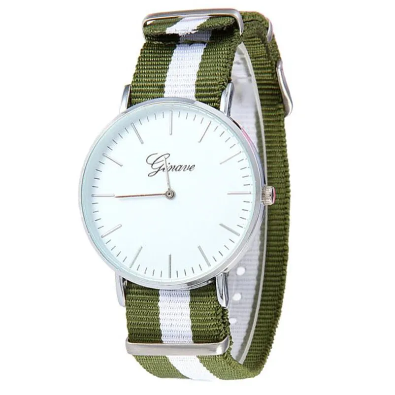 

New Famous Brand Men Quartz Watch Soldier Military Canvas Strap Fabric Analog Wrist Watches Sports Clock Wristwatches Hot
