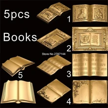 5 pçs livro 3d modelo stl alívio para cnc formato stl religioso 3d modelo para cnc stl alívio artcam vectric aspire