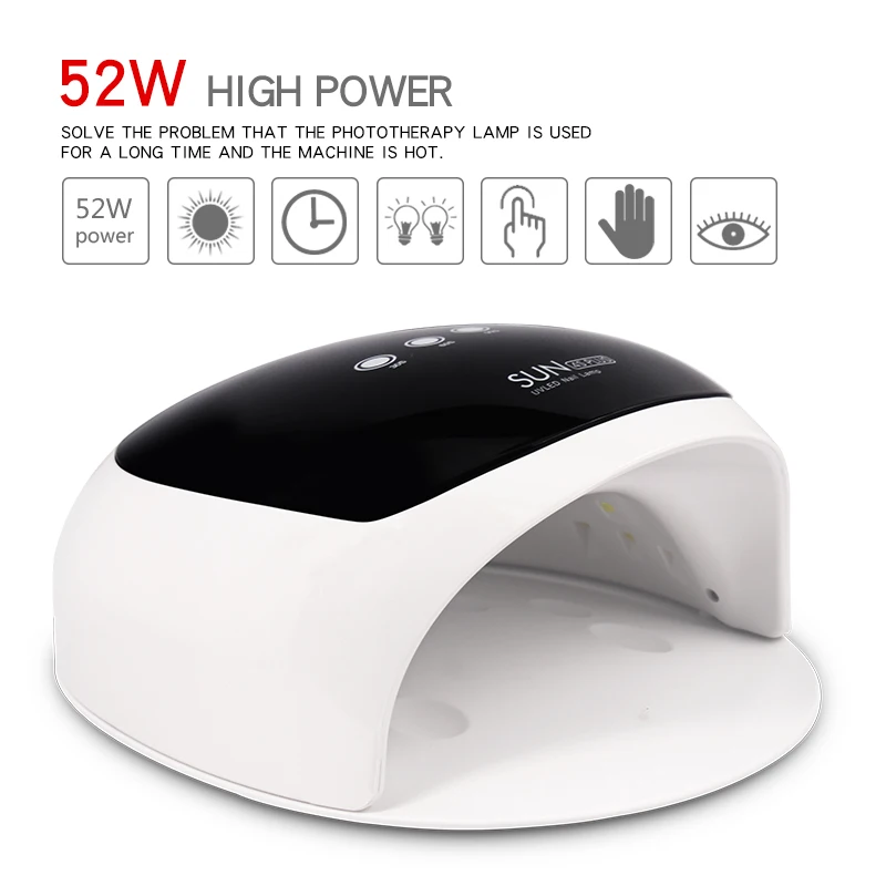 LIDAN SUN 4 SE 12 UV светодиодный/LED двойной источник света 24 Вт Сушилка для ногтей 30 S/60 S/90