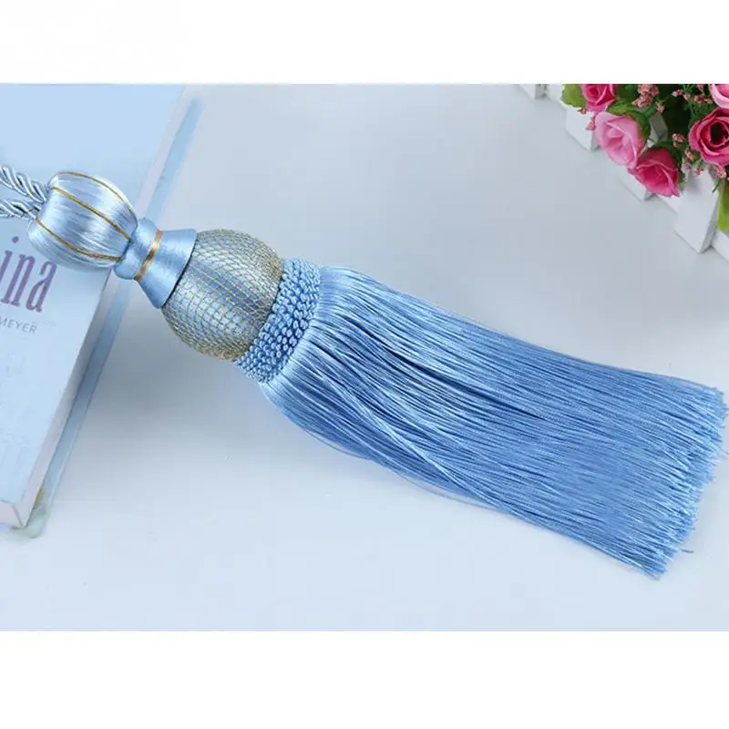 lake blue Элегантные кисточки для штор s, оконные занавески, подтяжки, веревки, занавески, подтяжки, декоративная драпировка, кортинасы, холдбэкс, кортинасы, кисточки - Цвет: lake blue