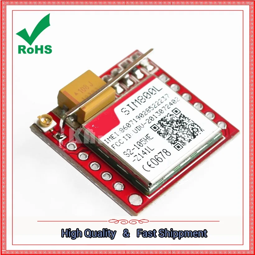

SIM800L GPRS adapter board GSM module micro SIM card minimum / cheap Core board