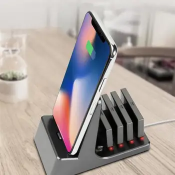 

3 in 1 Mobile Phone Magnetic Wireless Charger Station Stand Holder With Detachable Power Bank Charger For iPhone Samsung
