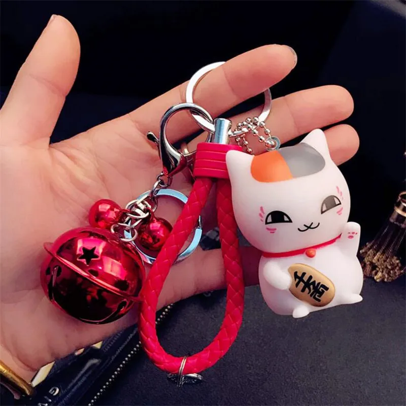 Прекрасный брелок с изображением из мультфильма Lucky Cat для детей Подарочный