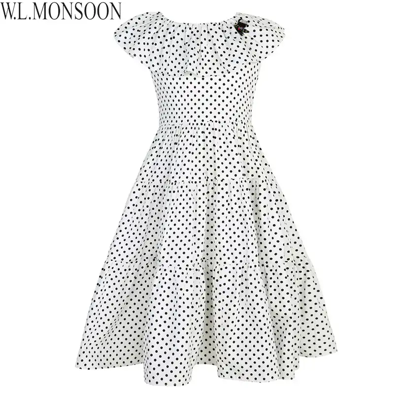 monsoon polka dot dress