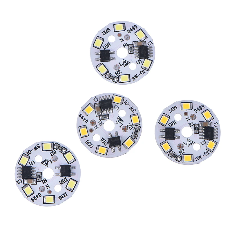

2pcs 3W MB10F 2835 SMD Light Board Led Lamp Panel For Ceiling + AC 165-265V LED Power Supply Driver