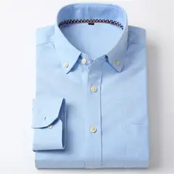 Мужская рубашка новое поступление мужская рубашка с длинными рукавами высокого качества повседневная мужская классическая рубашка