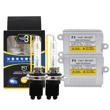 

AC 12V 35W F3 Fast Bright Ballast HID Xenon Kit Original HeartRay Xenon D2H H1 H7 H11 9005 9006 Headlamp Bulb 4500K 5500K 6500K