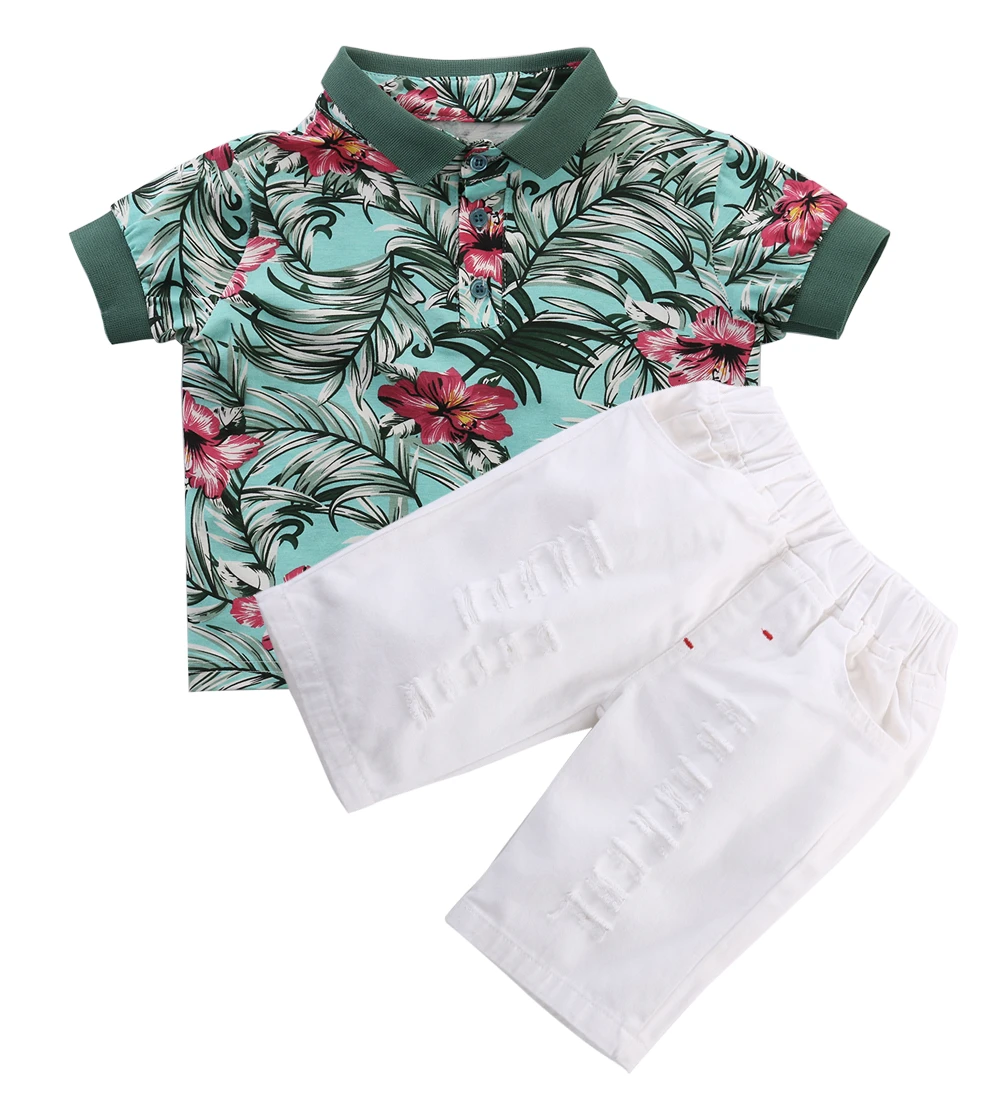 baby boy flower shirt