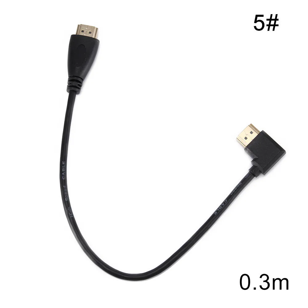 0,3/0,5/1 м Mini HDMI конвертер «Папа-мама» вверх вниз вправо влево Угловой кабель адаптера YE-Hot - Цвет: 5