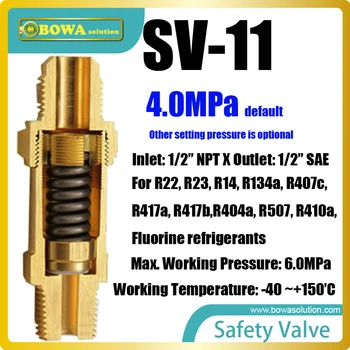 

Pressure Relief Valves are suitable for use with HCFC and HFC refrigerants and their associated oils, replace Henry 52 series