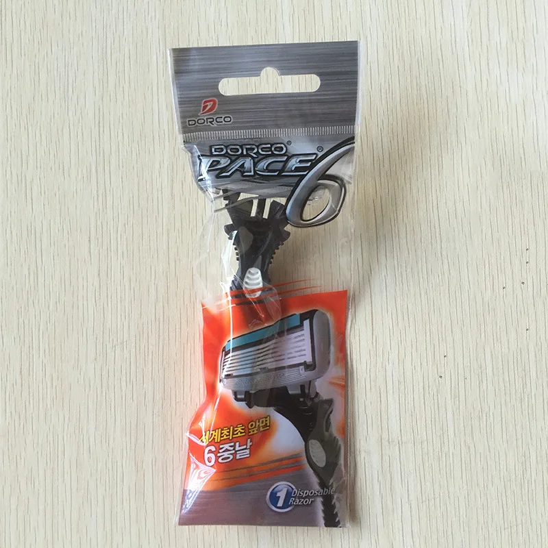 2 шт./лот Высококачественная Бритва Лезвия для мужчин 6 слоев кассеты для бритья лезвие бритвы с ручкой