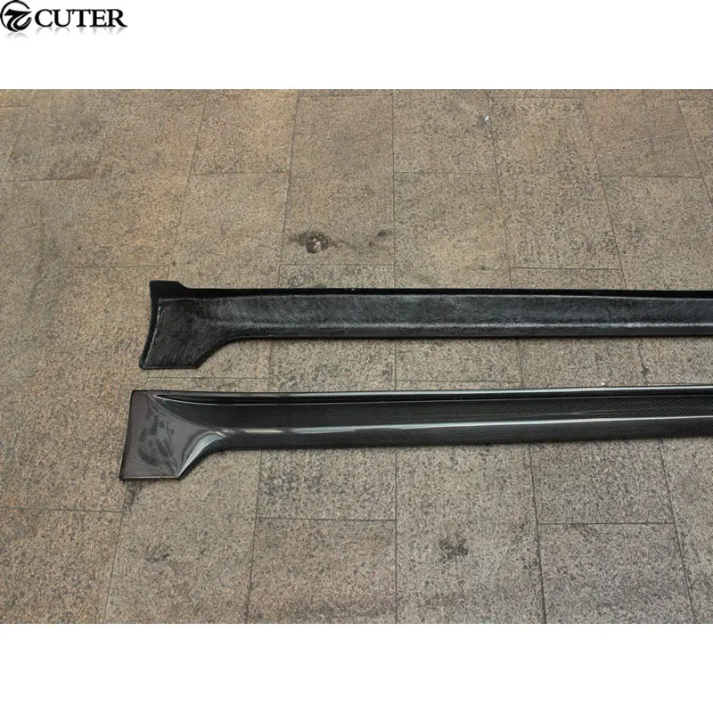 Гольф 7 GTI MK7 карбоновое волокно боковые юбки фартук для VW Golf VII 2014UP|apron|apron skirt |
