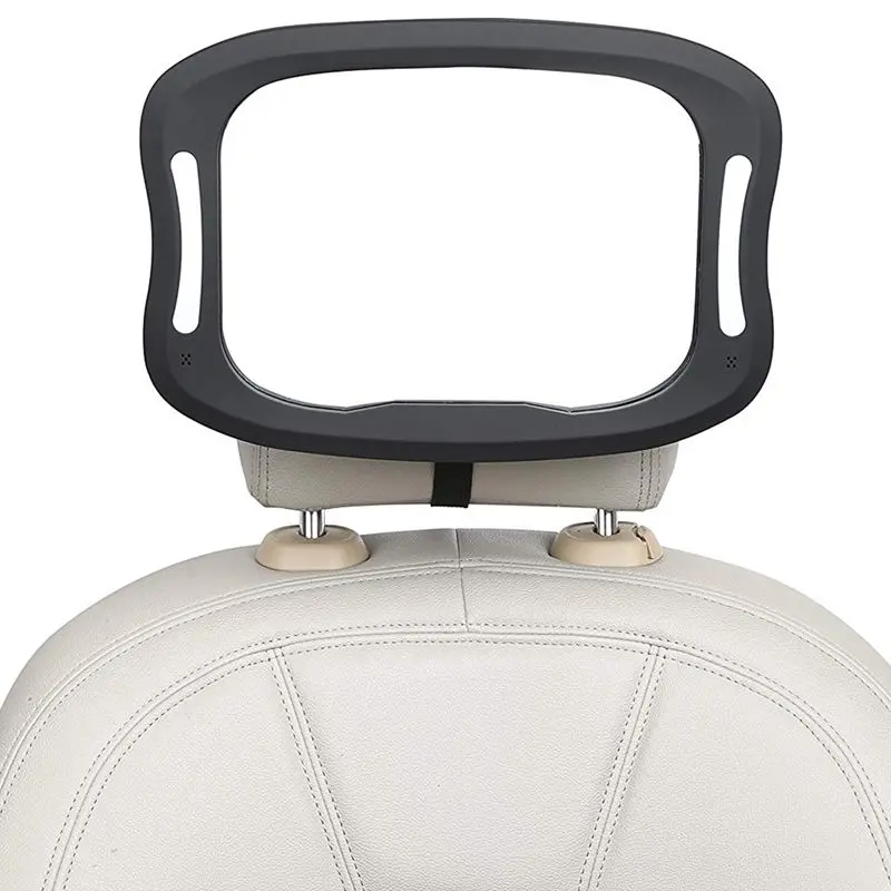baby car mirror with remote and lights