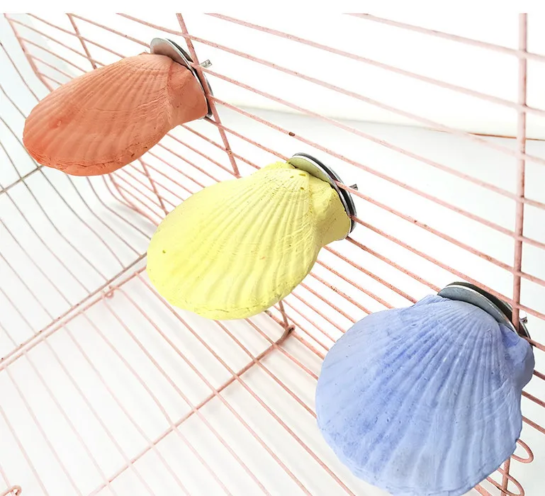 

Pet birs toys Shell molar stone platform springboard parrot wear stone platform