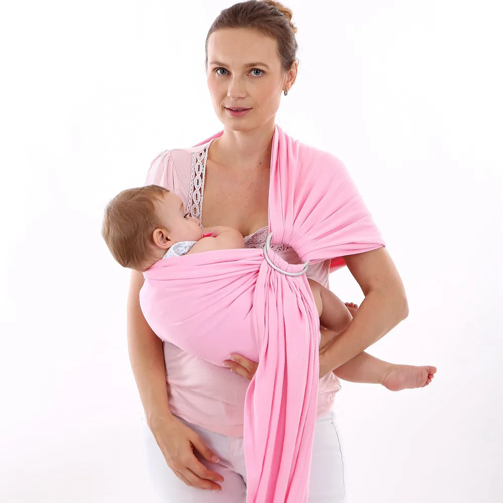 LONSANT переноска для новорожденных; однотонная переноска для грудного вскармливания; дышащая переноска для грудного вскармливания; Модный Эластичный слинг