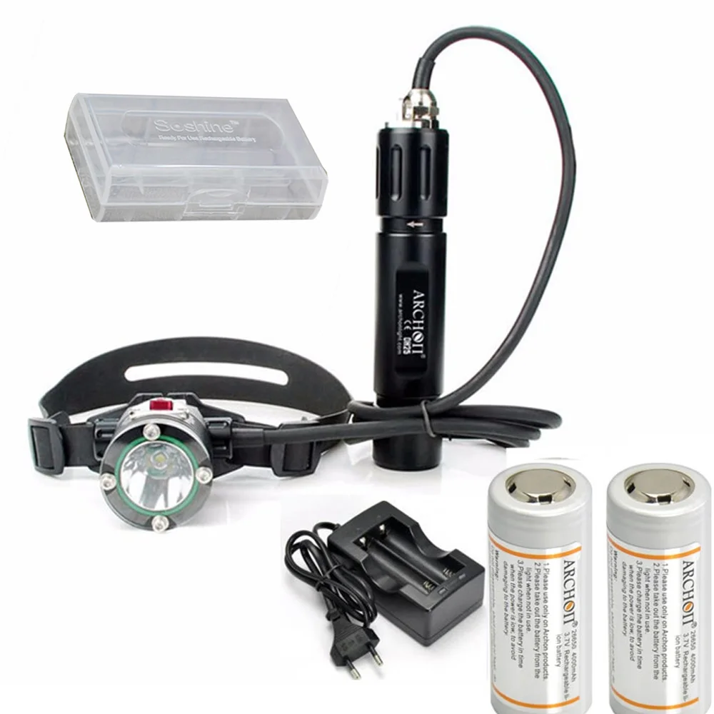 ARCHON WH31 DH25 Diving light CREE XM L U2 max 1000 lumen Canister