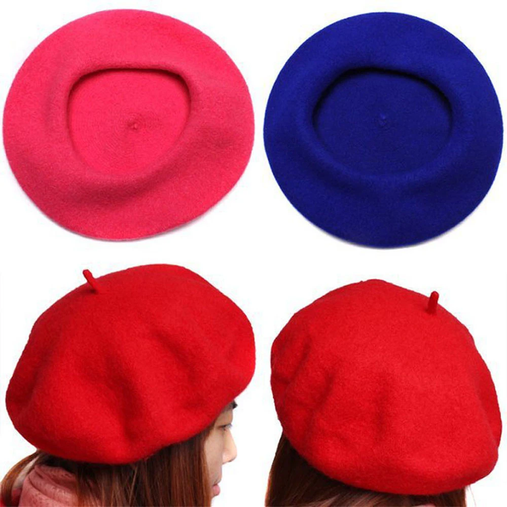 Warm Wool Classic Berets Felt 