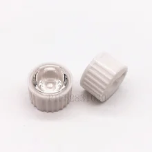 50 шт в наборе, 5/8/15/25/30/45/60/90/120 градусов светодиодный линза с белым держателем для 1 Вт 3 Вт 5 Вт высокой мощности Мощность светодиодный светильник