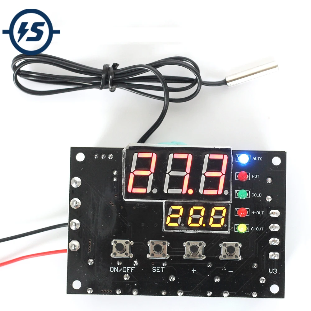 

XH-W1504 TEC Semiconductor Cooler Thermostat Automatic Constant Temperature Controller Bit control Module