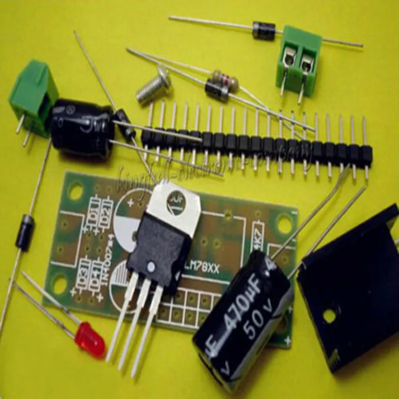 L7812 понижающий 14 5 В 35В до 12В преобразователь DIY Kit блок питания электронный
