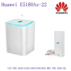 Новый huawei Cube e5180 4G CPE wifi-маршрутизатор E5180As-22 группа 1/3/7/8/20/38 + 4g 49dbi TS9 антенны