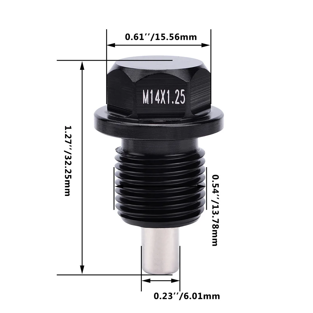 ESPEEDER M12* 1,25 M12* 1,5 M12* 1,75 M14.1.25 M14* 1,5 Магнитный Гайка масляного поддона Магнитная дренажная масляная пробка масляных пробок винт Алюминий гайка